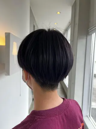 ショート おせ ちさとのヘアスタイル