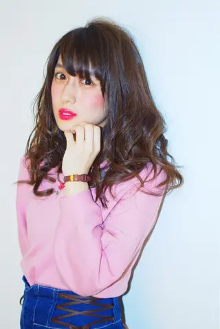 ロング カラー 佐野 寛のヘアスタイル