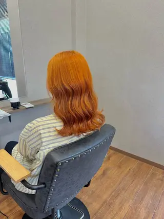 ロング カラー 鵜飼 真伍のヘアスタイル