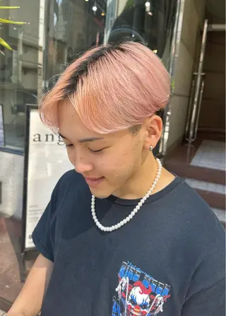 ショート カラー メンズ men'sモテ 髪🫧ｼｵﾝのヘアスタイル