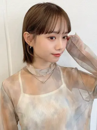 ショート Farbe🤍 女性限定のヘアスタイル