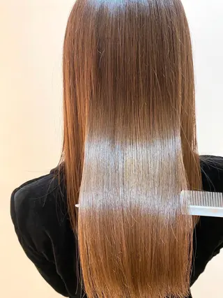 セミロング 🌈髪質改善/縮毛矯 正特化🌈鈴木一寿のヘアスタイル