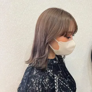 ミディアム 教野 真央のヘアスタイル