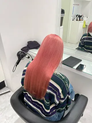 ロング カラー ウルフカットマスター みつきのヘアスタイル