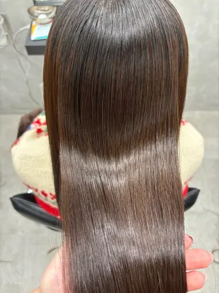 ロング カラー すぐ巻ける縮毛矯正 🍀勝倉　麗のヘアスタイル