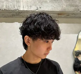 メンズ メンズパーマ特化 ふうきのヘアスタイル