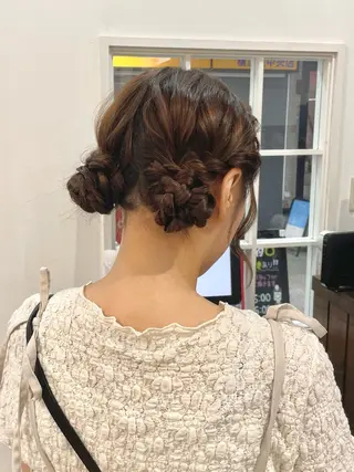 ロング ヘアアレンジ 💖ダブルカラー/ ヘアセット/晴香💖のヘアスタイル