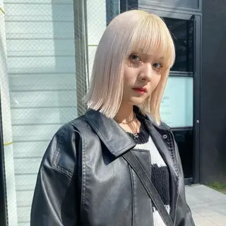 ミディアム qpula クプラのヘアスタイル