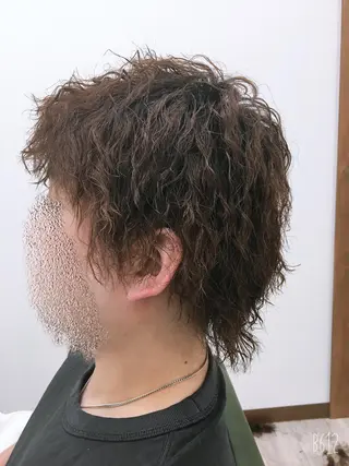 ショート パーマ メンズ 長塚 翔也のヘアスタイル