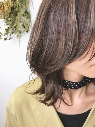 セミロング メンズサロン アソビ元町のヘアスタイル