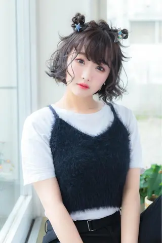 ショート カラー ヘアアレンジ 【滝川市 美容師】 髙橋昌也のヘアスタイル
