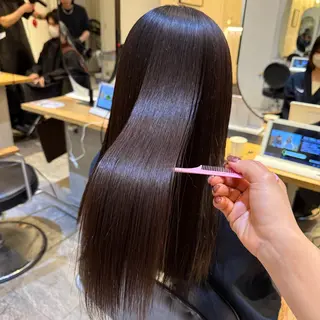 ロング 💘韓国レイヤー上 品カラーruru💘のヘアスタイル