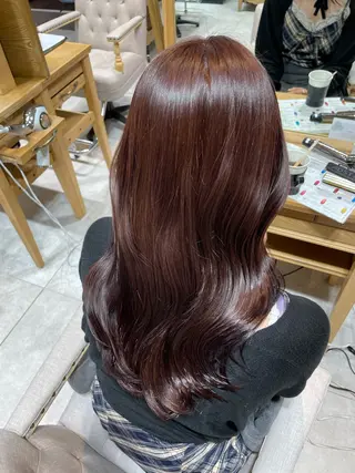 ロング カラー 遠藤 星李のヘアスタイル