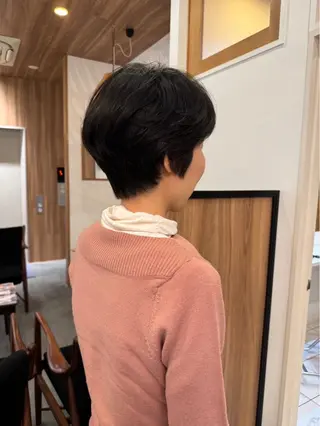 ショート カラー ヘアアレンジ 石川 幸呼のヘアスタイル