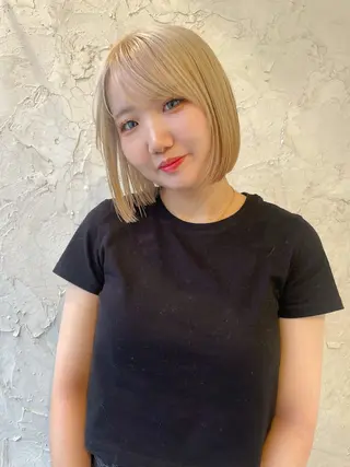 ショート カラー 🌈高田大夢似合わせ 透明感カラー🌈のヘアスタイル