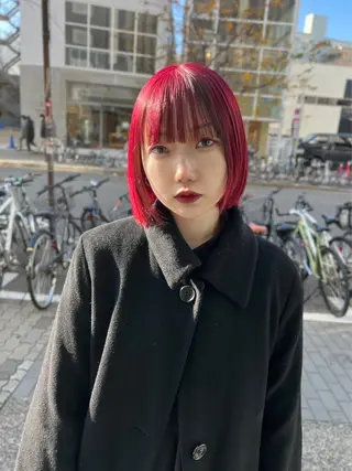 カラー joh/メンズ/ ブリーチ/矢場町のヘアスタイル