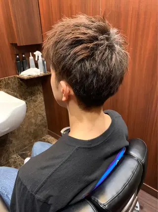 ショート メンズ 羽木 隆徒のヘアスタイル