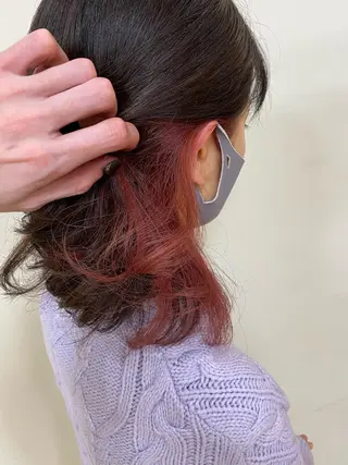 カラー SALOWIN栄 高須大貴のヘアスタイル