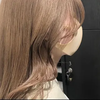 ミディアム カラー ヘアアレンジ メンズ キッズ stylist 🌸 kana.のヘアスタイル