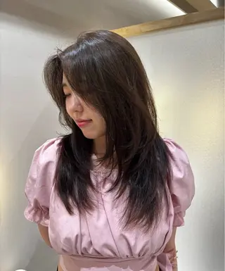 ロング 韓国レイヤーカット/ 🩶HARUKA🩶のヘアスタイル