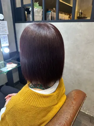 カラー 奥田 星来のヘアスタイル