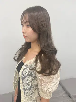 ロング カラー 寒河江 友花のヘアスタイル
