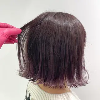 ミディアム カラー エフェクトブリーチ 🌟前澤啓太朗のヘアスタイル