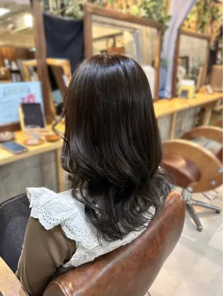 セミロング カラー Kaori / P’s 渋谷のヘアスタイル