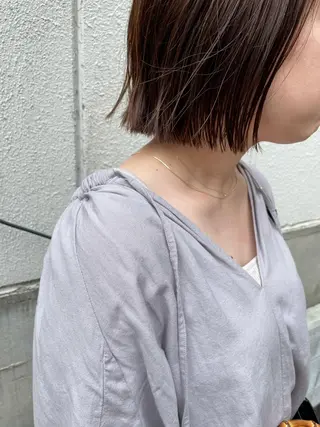 ミディアム さの あやねのヘアスタイル
