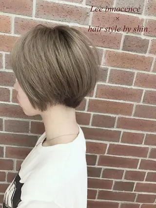 ショート カラー カラー/髪質改善スペ シャリスト宮本 伸一のヘアスタイル