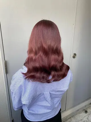 セミロング 透明感ベージュ🤎 ナチュラルレイヤーのヘアスタイル