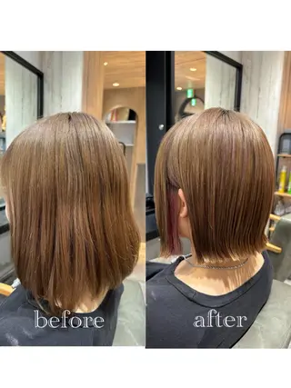 ショート ✨似合わせボブ✨ 縮毛矯正のヘアスタイル