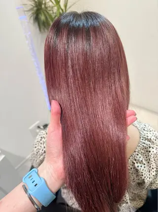 ミディアム Emuest心斎橋 SAKIのヘアスタイル