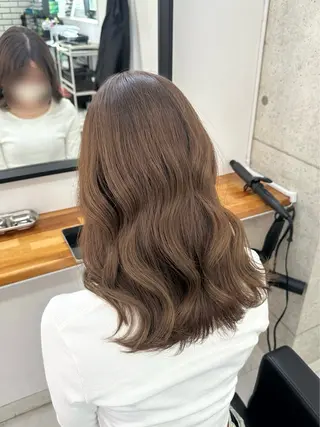 ロング カラー ヘアセット🎀透明感 カラーHiROEのヘアスタイル