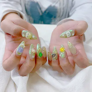 ロング ネイルJaol 池袋のネイルデザイン