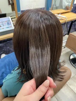 ミディアム 🍒透明感カラー/ 艶カラー/さくら🍒のヘアスタイル
