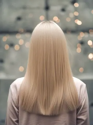 セミロング カラー ☕️ベージュカラー 内藤光哉☕️のヘアスタイル