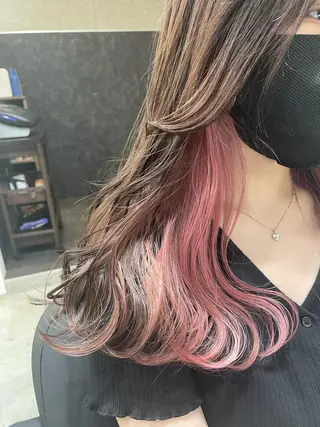 ロング 韓国風レイヤー ハイトーンRYOTAのヘアスタイル