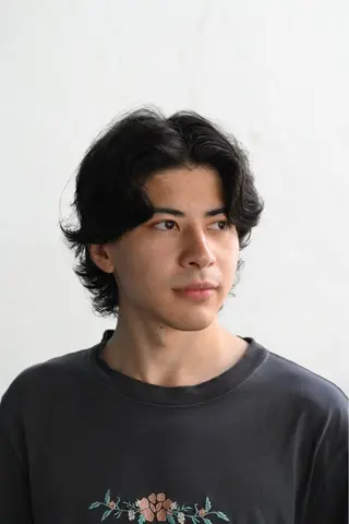 ミディアム 増田 司のヘアスタイル