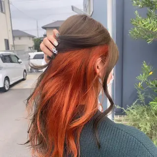 ロング 春日 涼太のヘアスタイル