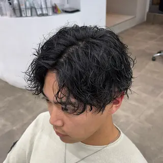 ミディアム メンズ特化美容師 🐈⬛RUNAのヘアスタイル