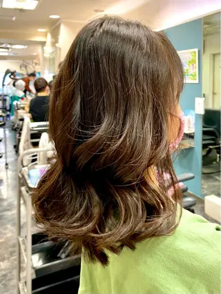 ミディアム 木下 広太のヘアスタイル