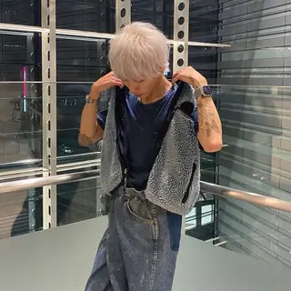 ショート カラー メンズ mai / linoah˚✧のヘアスタイル