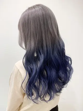 ロング カラー 薄田 珠美のヘアスタイル
