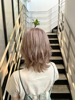 ミディアム カラー yoshi ☆のヘアスタイル