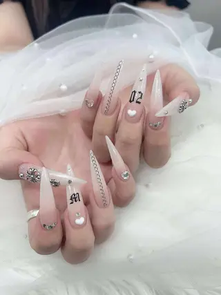 ネイル MoMoA Nail ネイル長さ出し専門店のネイルデザイン
