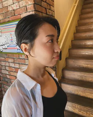 ショート 高塩翔大 髪質改善のヘアスタイル