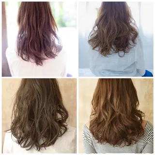ショート ミディアム セミロング ロング カラー ヤナ マネージャーのヘアスタイル