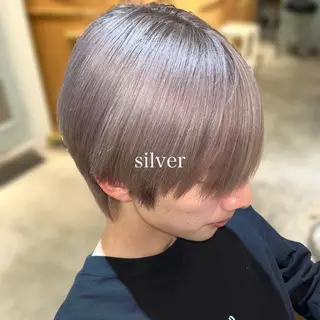 セミロング メンズ 髪質改善/縮毛矯正/ レイヤーカットななこのヘアスタイル