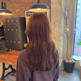 ロング カラー theBRIDGE/ 神谷ゆうなのヘアスタイル